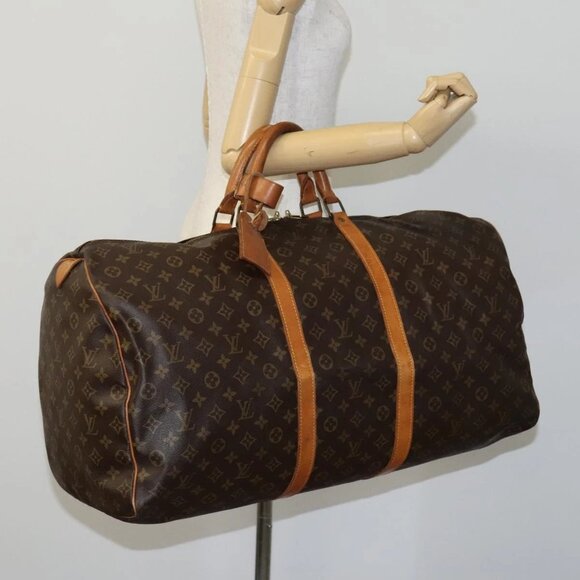 LOUIS VUITTON Monogram Keepall 60 Boston Bag - Picture 1 of 16